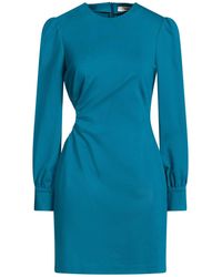 Suoli - Deep Mini Dress Viscose, Polyamide, Elastane - Lyst