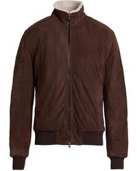Barba Napoli - Dark Jacket Leather - Lyst