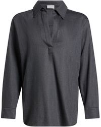 Marella - Monochrome Top Virgin Wool, Polyester, Viscose - Lyst