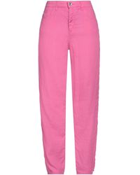 Emporio Armani - Pants Linen - Lyst