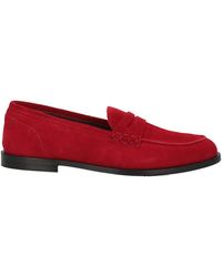 Red Loafers and moccasins for Women | Lyst