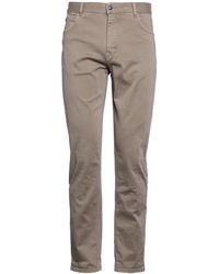 40weft - Taupe Pants Cotton, Elastane - Lyst
