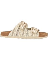CafeNoir - Ivory Sandals Textile Fibers - Lyst