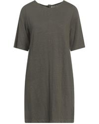 Majestic Filatures - Military Mini Dress Linen, Elastane - Lyst