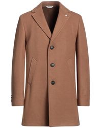 Manuel Ritz - Camel Coat Acrylic, Polyester, Wool - Lyst