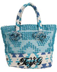 Toy G. - Azure Handbag Cotton, Polyester, Metallic Fiber - Lyst