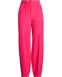 Patrizia Pepe - Fuchsia Pants Polyester, Elastane - Lyst
