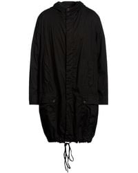 Masnada - Overcoat & Trench Coat Cotton, Elastane - Lyst