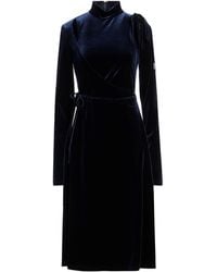 Versace - Midnight Midi Dress Polyester, Elastane - Lyst