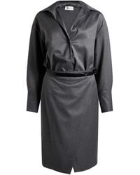 ViCOLO - Midi Dress Polyester, Viscose, Elastane - Lyst