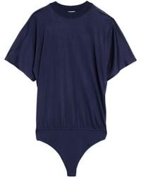 Alaïa - Bodysuit Viscose - Lyst