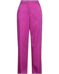 Kontatto - Fuchsia Pants Polyester, Elastane - Lyst