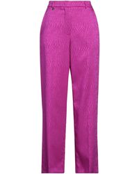 Kontatto - Fuchsia Pants Polyester, Elastane - Lyst