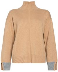 Lorena Antoniazzi - Sand Turtleneck Virgin Wool, Cashmere, Silk - Lyst