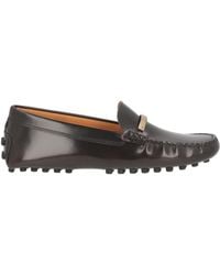 Tod's - Dark Loafers Leather - Lyst