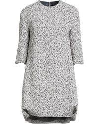 Rochas - Light Mini Dress Polyester, Polyamide, Metallic Polyester, Elastane - Lyst