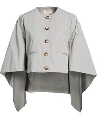 ALESSIA SANTI - Light Jacket Polyester, Cotton - Lyst