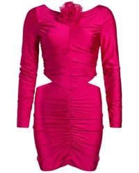 GIUSEPPE DI MORABITO - Fuchsia Mini Dress Polyamide, Elastane - Lyst