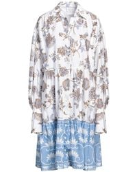 Eleventy - Midi Dress Cotton - Lyst