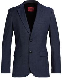 HUGO - Blazer Viscose, Virgin Wool, Polyester, Elastane - Lyst