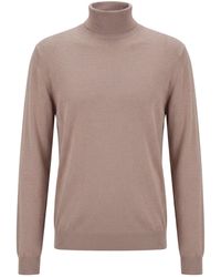 Zanone - Turtleneck Virgin Wool, Polyamide - Lyst
