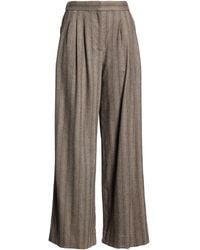 Ottod'Ame - Caring Pants Virgin Wool, Viscose, Polyester, Elastane - Lyst