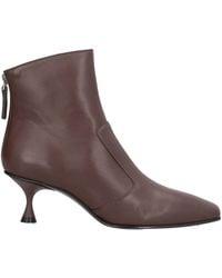 Fabiana Filippi - Dark Ankle Boots Leather - Lyst