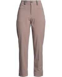 High - Use Taupe Pants Nylon, Elastane - Lyst
