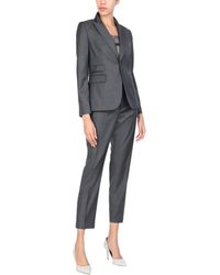 Grey Trouser suits for Women | Lyst 