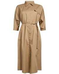BOSS - Midi Dress - Lyst