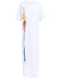 Stella Jean - Maxi Dress Cotton - Lyst