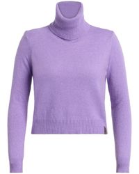 GAUDI - Jeans Lilac Turtleneck Polyamide, Viscose, Wool, Cashmere - Lyst