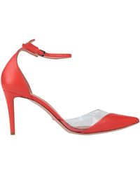 Pumps de Elisabetta Franchi de color Rojo Mujer Zapatos de Tacones de Zapatos de salón 