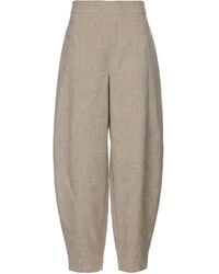 Jijil - Khaki Pants Polyester, Viscose, Elastane - Lyst