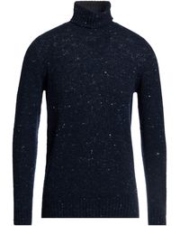 Drumohr - Midnight Turtleneck Virgin Wool, Cashmere, Polyamide - Lyst