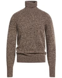 Drumohr - Dark Turtleneck Lambswool - Lyst