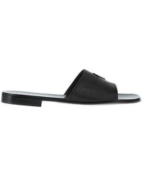 BARDACK Cuir Giuseppe Zanotti pour homme en coloris Noir Homme Chaussures Sandales claquettes et tongs Sandales en cuir 