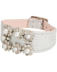 Roger Vivier - Bracelet Textile Fibers - Lyst