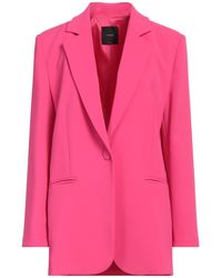 Pinko - Fuchsia Blazer Polyester, Elastane - Lyst