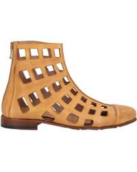 JP/DAVID - Camel Ankle Boots Leather - Lyst