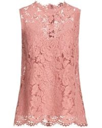 Dolce & Gabbana - Top Viscose, Cotton, Polyamide - Lyst