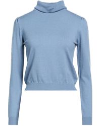 Soallure - Slate Turtleneck Viscose, Polyester, Polyamide - Lyst