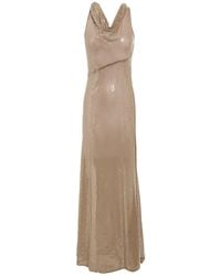 Semicouture - Maxi Dress Polyester - Lyst