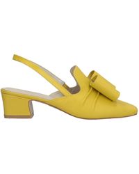 yellow designer heels