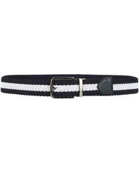 Paul & Shark - Belt Viscose, Rubber - Lyst