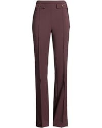 Elisabetta Franchi - Burgundy Pants Polyester, Elastane - Lyst