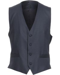 Lardini - Midnight Tailored Vest Wool, Elastane, Mohair Wool - Lyst