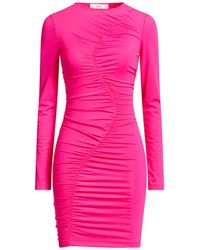 Suoli - Fuchsia Mini Dress Polyamide, Elastane - Lyst
