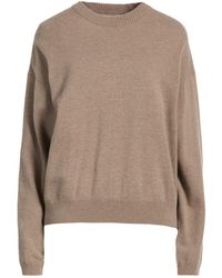 Napapijri - D-Mis C W Taupe Sweater Wool, Polyester - Lyst