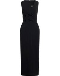 Elie Saab - Maxi Dress Silk, Viscose, Acetate, Elastane - Lyst